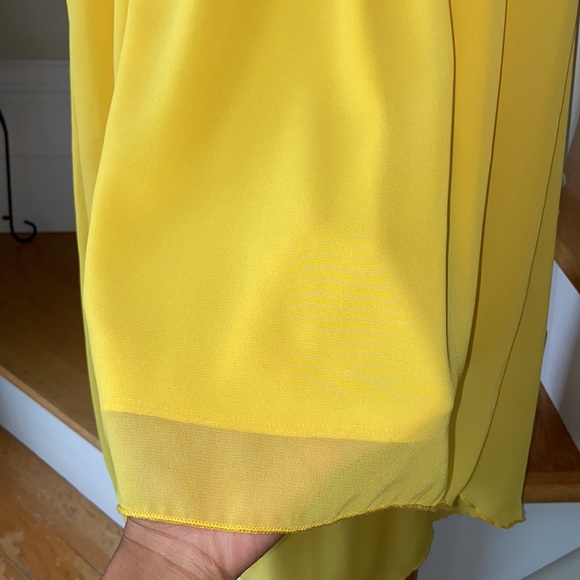 HIGH LOW Nude & Yellow Dress 💛 - Picture 6 of 9